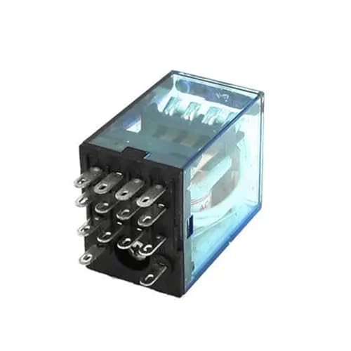 Relé de potencia 4PDT HH54P AC 12V para automatizar la iluminación y motores