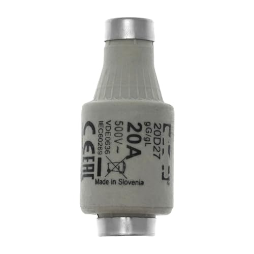 Fusible 25D27 E27 25A type D gL-D contre les surcharges et courts-circuits