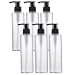 Lotion Dispenser with Pump|6Pcs Lotion Dispenser with Pump, 200ml/7oz Frosted Empty Plastic Massage Oil Bottle Refillable for Shampoo, Soap, More
