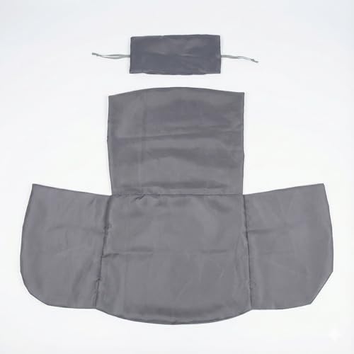 Baitang Coussin de Rechange pour Chaise à Panier Suspendu - Imperméable - pour terrasse, Jardin (sans Rembourrage) (Gris)