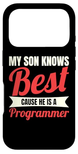Programmer Son for a Developer Mom and a Coder Dad of a Dad �X�}�z�P�[�X iPhone 17 Pro �p