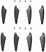 Agile for Hubsan Zino Mini Pro RC Drone Quadcopter Propeller Requisiten CW- und CCW-Blätter Zubehör Ersatzteile ZINOMIP-03 / ZINOMIP-10 Drohnen-Propeller-Ersatzteil (Color : 4A and 4B) verantwortlich