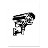 Azeeda A5 'CCTV-Kamera' Poster/Kunstdruck (PP00290043)