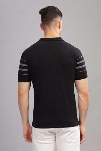 Image of ADRO Regular Fit Polo T-Shirt for Men| Printed Polo T-Shirt | Cotton Polo T Shirt