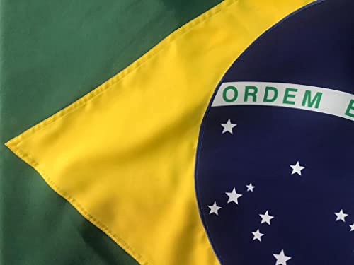 Bandeira do Brasil 4 Panos (2,56 X 1,80) Padrão Oficial