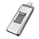 apple speicher 【4 in 1 Funktion】 USB Stick für iPhone mit iOS/USB C/USB 3.0/Micro USB Anschlüssen; USB 3.0 stick iphone kann Fotos, Videos, Musik, Dateien zwischen iPhone ( iPhone 12 / iPhone 11 / iPhone 11 Pro / iPhone X / iPhone XS / iPhone XR / iPhone 8 Plus / iPhone 8 / iPhone 7 Plus / iPhone 7 / iPhone 6s Plus / iPhone 6s / iPhone 6 plus )/Tablet /OTG Android)/PC.