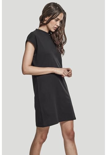 URBAN CLASSICS Vestido De Manga Corta Para Mujer, Vestido De Verano Algodón, Cuello Estrecho, Vestido Casual, Varios Colores Y Tallas Xs - 5Xl - imagen 8