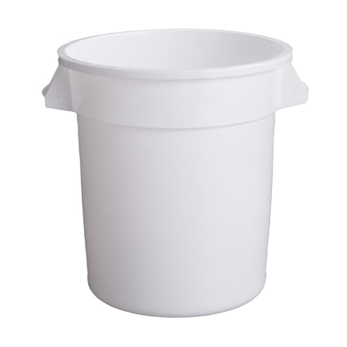 Caneca redonda de basura PRO&Family 20 galones blanca