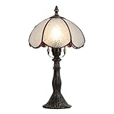 B·LED BARCELONA LED - Lámpara de mesa Candice inspiración Tiffany - Ø 20cm