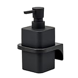 bremermann Seifenspender Savona mit Soft-Touch Oberfläche, eckiger Flüssigseifenspender inkl...