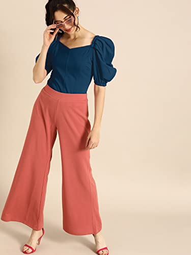 Image of Women's & Girl's Solid Short Sleeve Crop Top (LY-TopD6 Variation)
