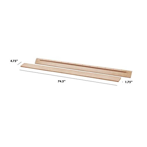 Image of DaVinci Hidden Hardware Twin /Full-Size Bed Conversion Kit (M5789) in Washed Natural