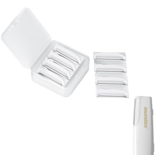 4Pcs Dermaplane Razor Blades Accessories Facial Hair Removal for Women Sonic Dermaplaning Tool(Only applicable to the facial razors of our store brand MEMTIM)