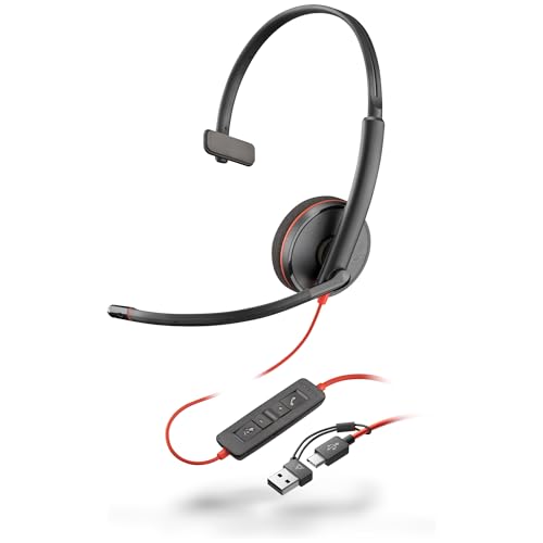Poly Blackwire 3210 micro-casque réduction de bruit USB - 4