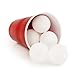 Liberty Imports Pack of 12 Beer Ping Pong Balls - White Table Tennis Balls - Lightweight Durable Seamless Bulk for Party Carnival Games. Entertainment, Decorations, Crafts Activities