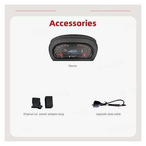 Tablero de coche digital para BMW E90 E91 E92 con pantalla de velocímetro LCD y Carplay 6