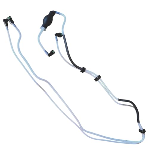 Tuyau Durite d'Alimentation de Carburant livré avec Pompe Poire d'Amorçage compatible pour Renault Kangoo I et Clio motorisation 1.5 DCI - 8200218942...