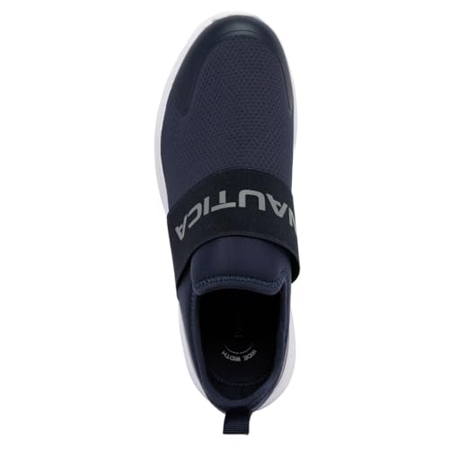 Image of Nautica Men's Slip-On Sneakers - Casual Fashion Shoes for Walking, in Medium & Wide Widths