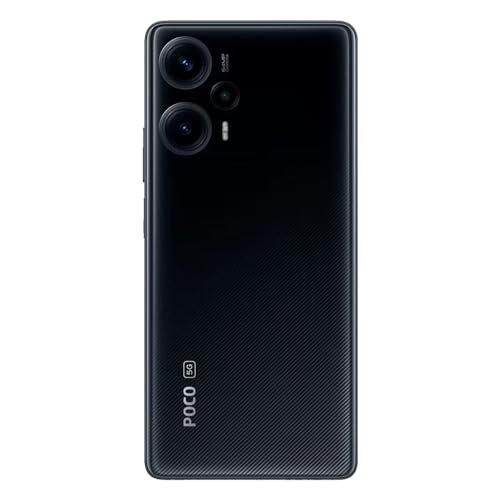 Xiaomi Poco F5 Smartphone 8 Go + 256 Go Snapdragon 7+ Gen 2 6,67” Écran OLED 120 Hz Batterie 5000 mAh 67 W Charge rapide 64 MP Caméra (version globale, noir M16T
