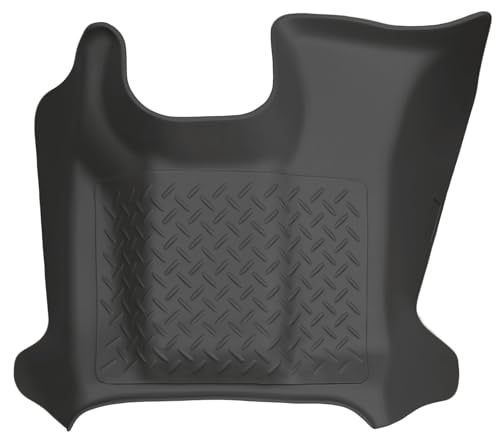 Husky Liners Weatherbeater Floor Mats | Fits 2011-2016 Ford F-250/F-350 Crew CAB & SUPERCAB ONLY with Drivers Side Foot Rest Vehicle & w/Out Manual Shifter | Center Hump, 1-pc Black - 83671