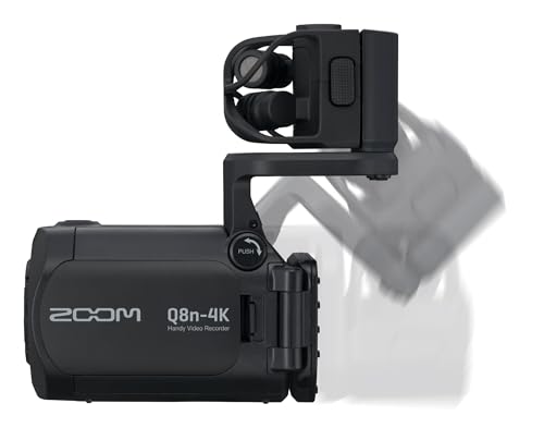Zoom Q8n-4K Grabadora de vídeo portátil. 4K HDR Video, micrófonos estéreo más dos entradas XLR, grabación de 4 pistas de audio, webcam, para grabaciones y streaming de música, podcasts y más - imagen 7