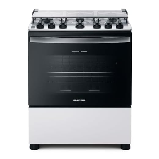 Fogão Brastemp 6 Bocas Branco Com Botões Removíveis E Exclusivo Aro Protetor - BFS6NCB BIVOLT