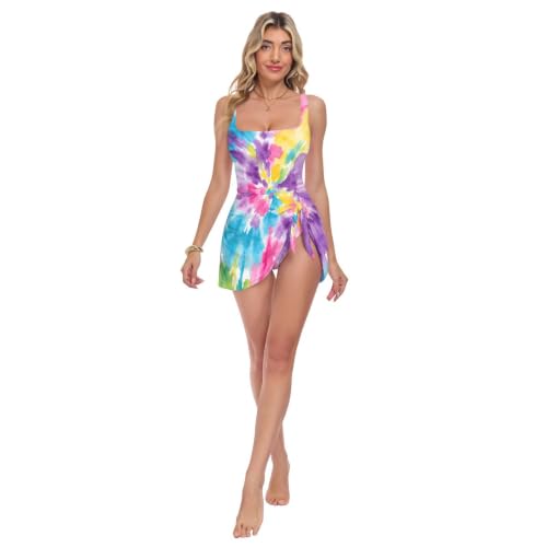 Maillot de bain une pièce sculptant à jupe amovible pour masquer les complexes avec style