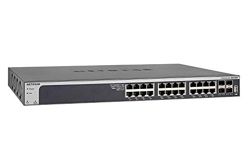 Netgear-XS728T-100NES-Switch-ProSAFE-24-puertos-Smart-Managed-10GbE-con-gestion-de-capa-L4-4-puertos-SFP-Smart-Managed-y-garantia-durante-su-vida-util