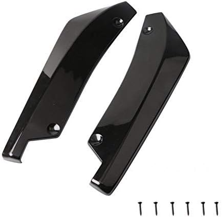 Miniatura 2 de Difusor universal de parachoques trasero para automóvil, 2 unidades, protector Canard, protector universal para parachoques delantero, kit de