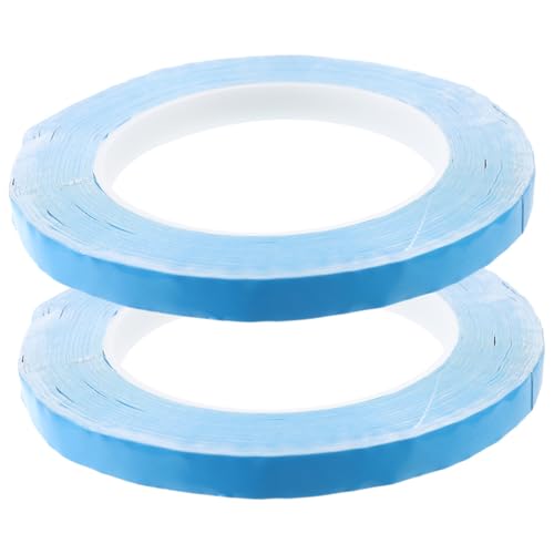 KICHOUSE Double-Sided Thermal Tape 2 Rolls Conductive Glue for Electronics Led Light Panel Chips Heat Sink Adhesive