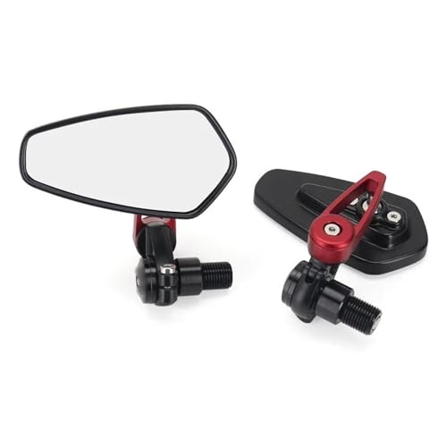 Espejo retrovisor de motocicleta mecanizado en acabado Red1 para serie MT y XSR
