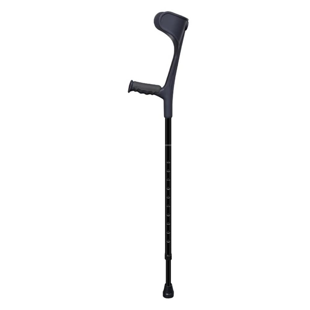 Muletas para Antebrazos, Muletas Plegables para Adultos, Muletas Ortopedicas Caminar para Niños (Color : Zwart, Size : 2COUNTS)