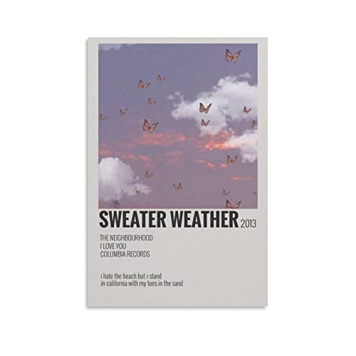 Poster Sweater Weather 2013 DAXXIN toile premium art mural salon 40x60