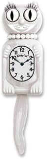Miss Kitty Cat Klocks (White)