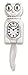 Miss Kitty Cat Klocks (White)