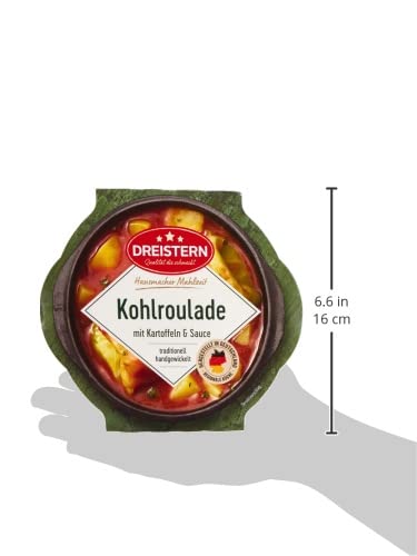 Dreistern Kohlroulade mit Kartoffeln & Sauce, 400 g (Packung mit 3)