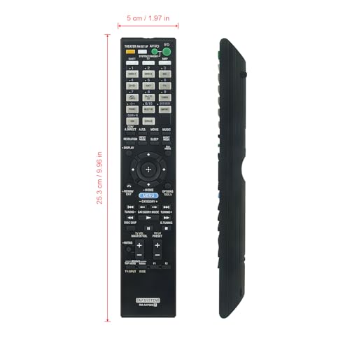 Télécommande RM-AAP025 pour piloter votre cinéma Sony STR-DA2400ES