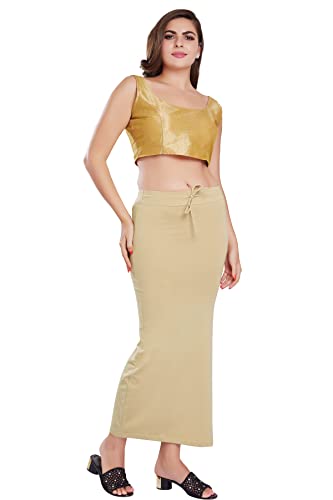 Image of RANI SAAHIBA Women's Stretchy Slim Fishcut Petticoat Cotton Shapewear