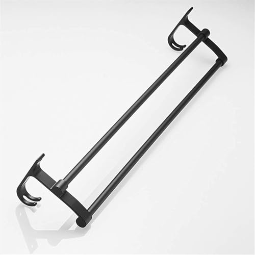 Porte-serviette double barre espace aluminium à séchage rapide - 2