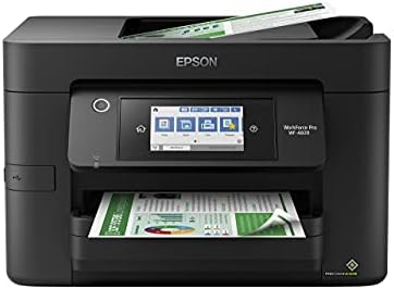 Epson Workforce Pro Wf-4820 Wireless All-in-one Printer with Auto 2-sided Printing, 35-page Adf, 250-sheet Paper Tray and 4.3" Colour Touchscreen , Black