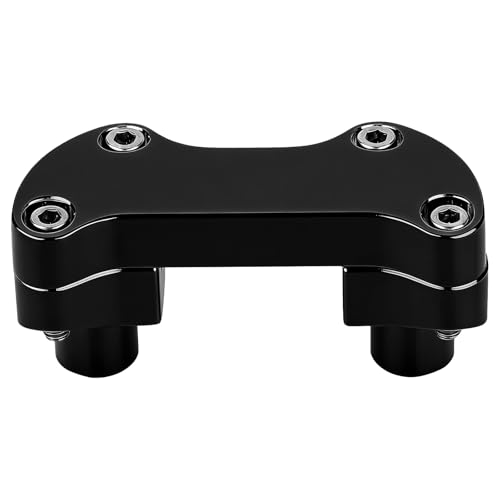 Image of 1.25 inch Handlebar Riser Top Clamp Kit 1.5 Inch Tall for Harley Sportster Dyna Touring Street Glide Electra Glide Softail Street Bob Fat Boy Fat Bob Low Rider XL 883 1200 (Height: 1.5 inch, For 1.25 inch Bar)