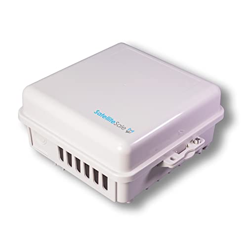 Satellitesale Weatherproof Junction Box Heavy Duty Enclosure 9X9X4 Inches Uv-Rated Thermoplastic Alloy #TOP1