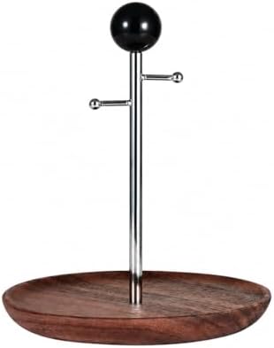 Vaciabolsillos de madera, organizador de joyas para mujer, 20x20x...