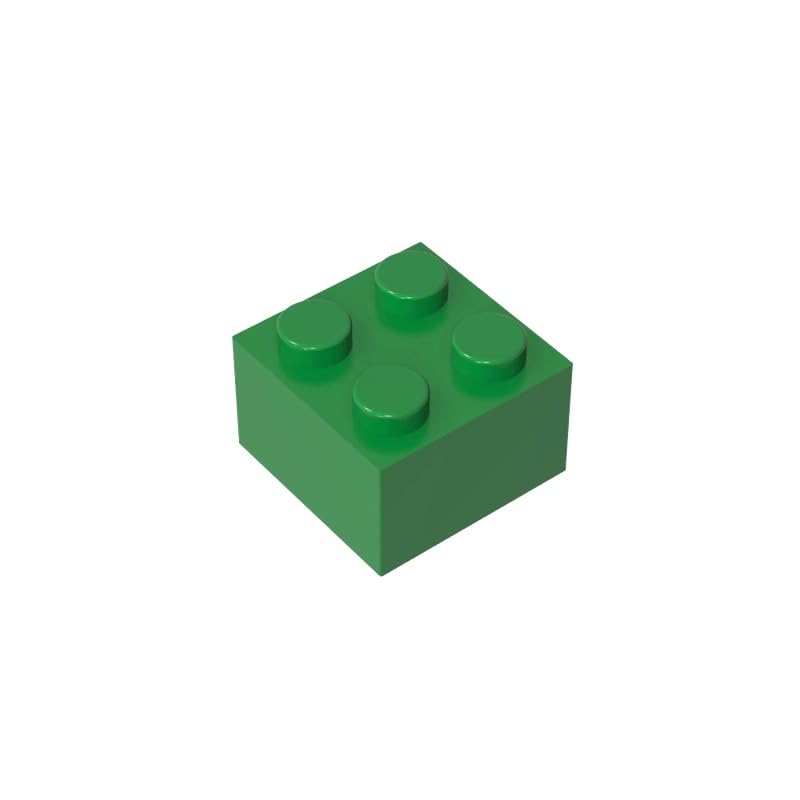 XYEIUGO Compatible with LEGO 3003 Basic Bricks Brick 2x2, Green, 50 PCS โ image 1