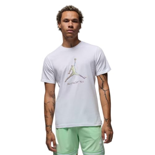 NIKE HQ7984-100 Jordan Sport T-Shirt Homme White Taille S