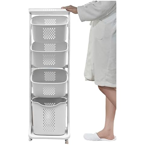 BAOKALER 4-Tier Laundry Hamper Cover