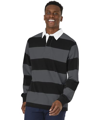 Charles River Apparel Unisex-Adult's Classic Rugby Shirt...