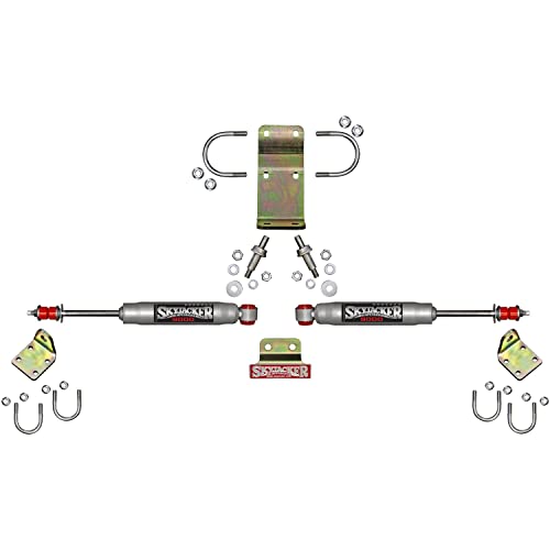 Skyjacker-9208 Dual Steering Stabilizer Silver
