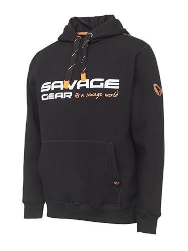 Savage Gear Mixte Cosmo Hoodie Sweatshirt, Encre Noire, XL EU