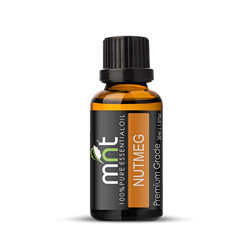 Image of MNT Nutmeg Essential Oil 100% Pure Natural & Therapeutic Grade For Aromatherapy, Skin, Acne & Hair Growth (30ML)